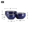 Ocean Blue Planter Trio