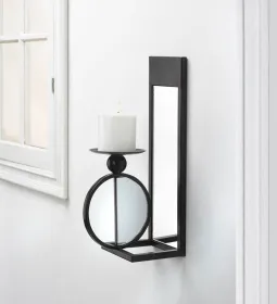 MIRRORED WALL SCONCE